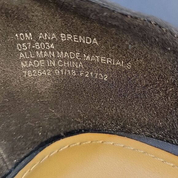 BRAND NEW A.N.A WOMEN'S OPEN TOE WEDGE ADJUSTABLE BUCKLE ANKLE STRAP SANDAL - Picture 14 of 14